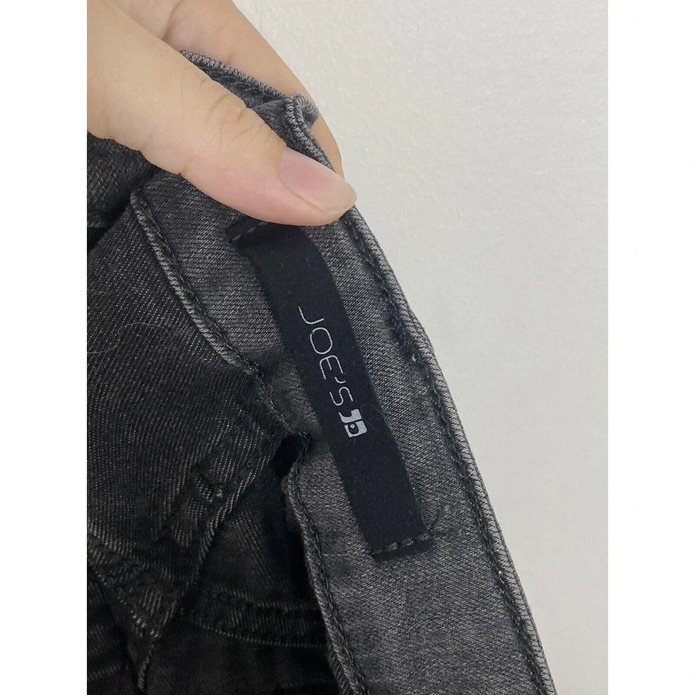 Joes Jeans Flawless The Vixen Ankle Skinny Addie Faded Black Distressed Sz 29 - Picture 4 of 7